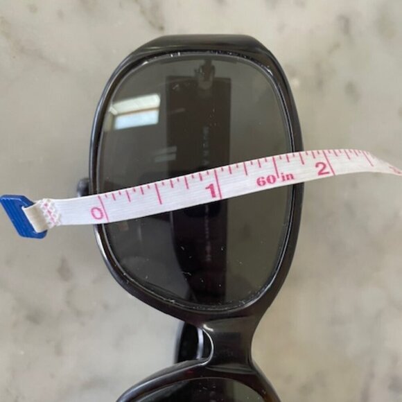 RALPH LAUREN Tortoiseshell Sunglasses Ivory Ribbon Mongram Temple 7585/S - Picture 13 of 16